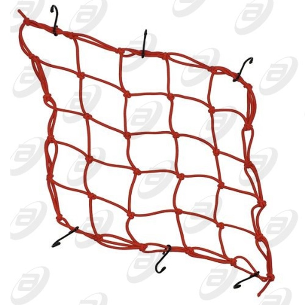 [RED-108] RED REFORZADA ROJA 40 cm x 40 cm MOTONETAS Y MOTOS DE TRABAJO composición: 100% polipropileno