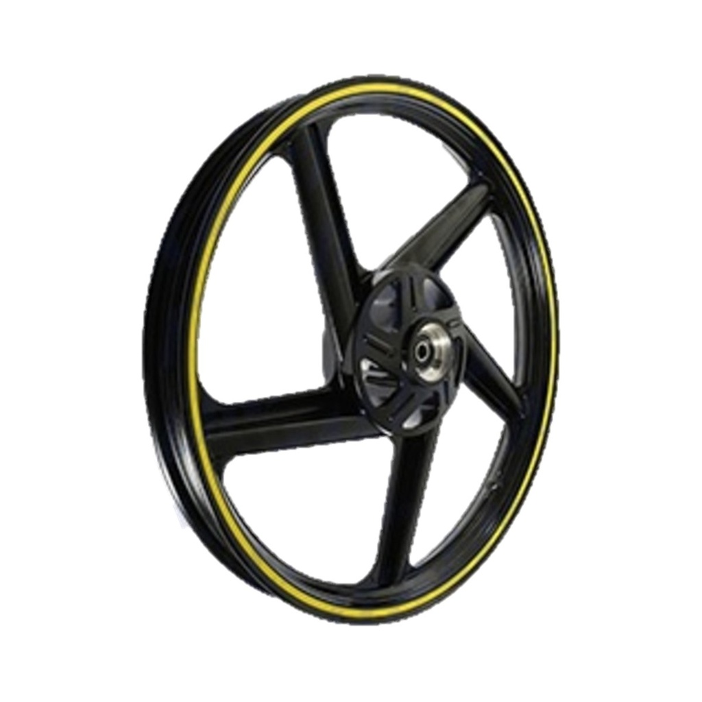 RIN DEL NEGRO FILO AMARILLO