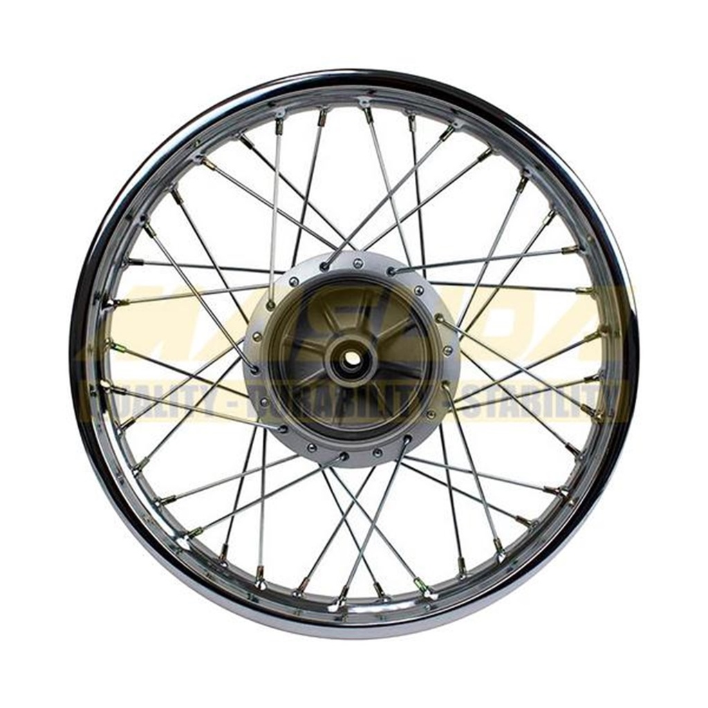 RIN TRASERO 1.85 X 18 DE RAYOS CROMADO 18" YBR125