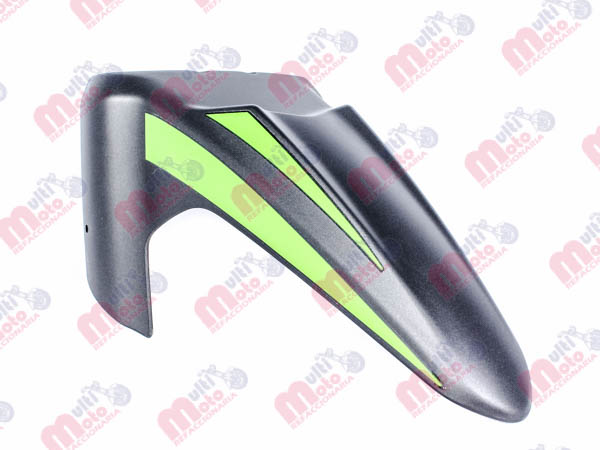 [F16010267] SALPICADERA DEL NEGRO VERDE XT110RT 2017