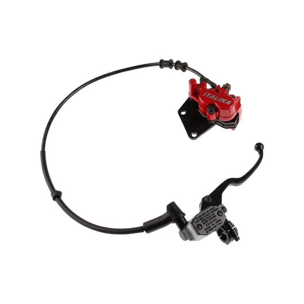 SISTEMA FRENO DEL CALIPER ROJO CON LOGO VORT-X 200