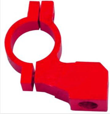 SOPORTE DE ESPEJO ROJO
