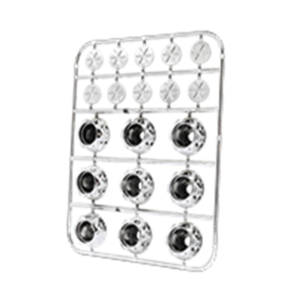 TAPA PARA TORNILLO HEXAGONAL DE PLASTICO UNIVERSAL (PLATA)