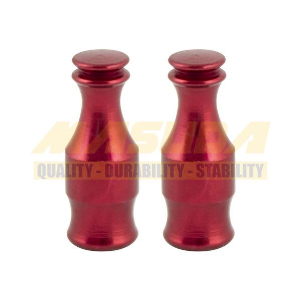 TAPON DE VALVULA DE AIRE ALUMINIO BOTELLA ROJO