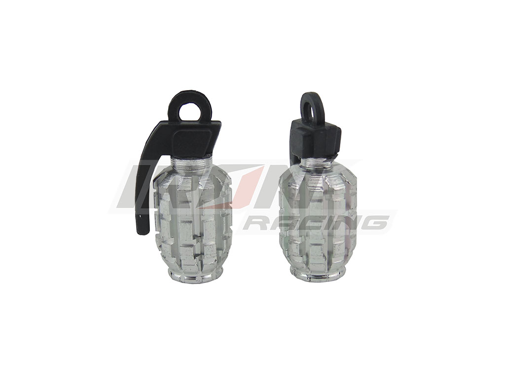 [TAP-2606-0801P] TAPON DE VALVULA DE AIRE ALUMINIO GRANADA PLATA