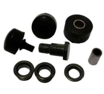 TORNILLO GOMA Y BUJE DE PARADOR LATERAL CS-125 14- 17 / CS-125 LED 13-16 / D-125 16-17 / DS-125 17 / DS-150 14-17 / DS-150 NEGRO 13-15 / DSG