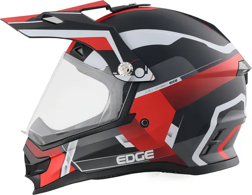 CASCO CROSS MK505 model K4 Shell Matte  Black Decal Red MEK