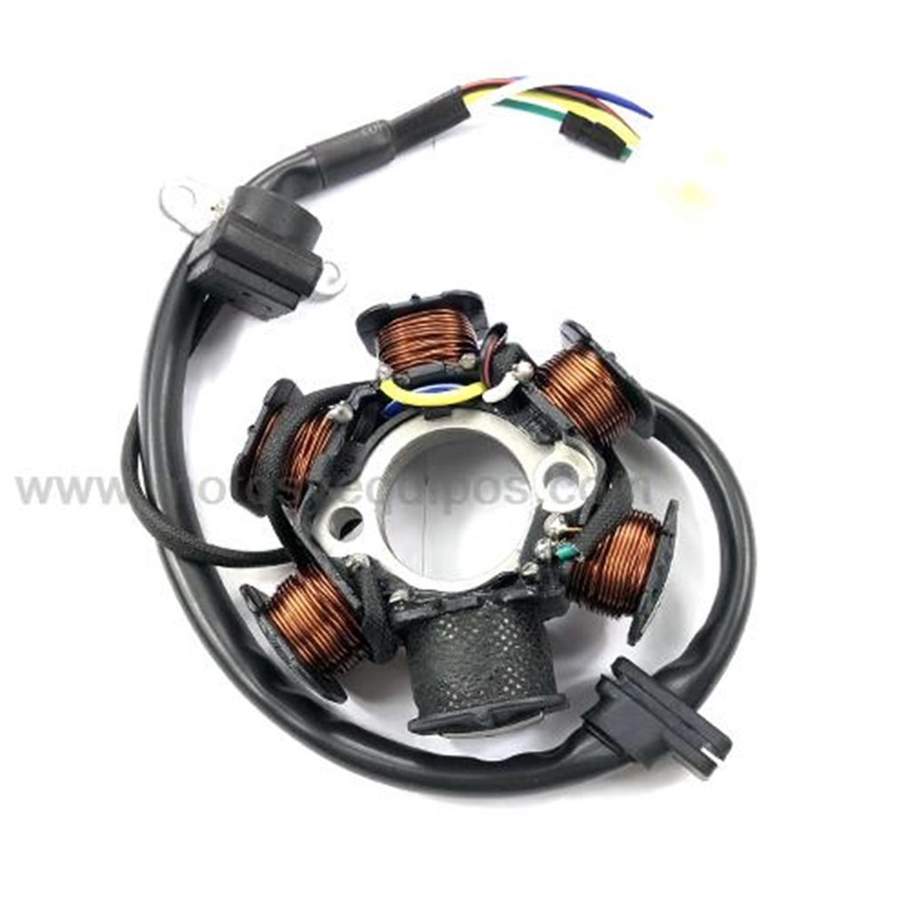 [3102-1037] ESTATOR ITALIKA AT110 RT/AT125 6 BOBINAS