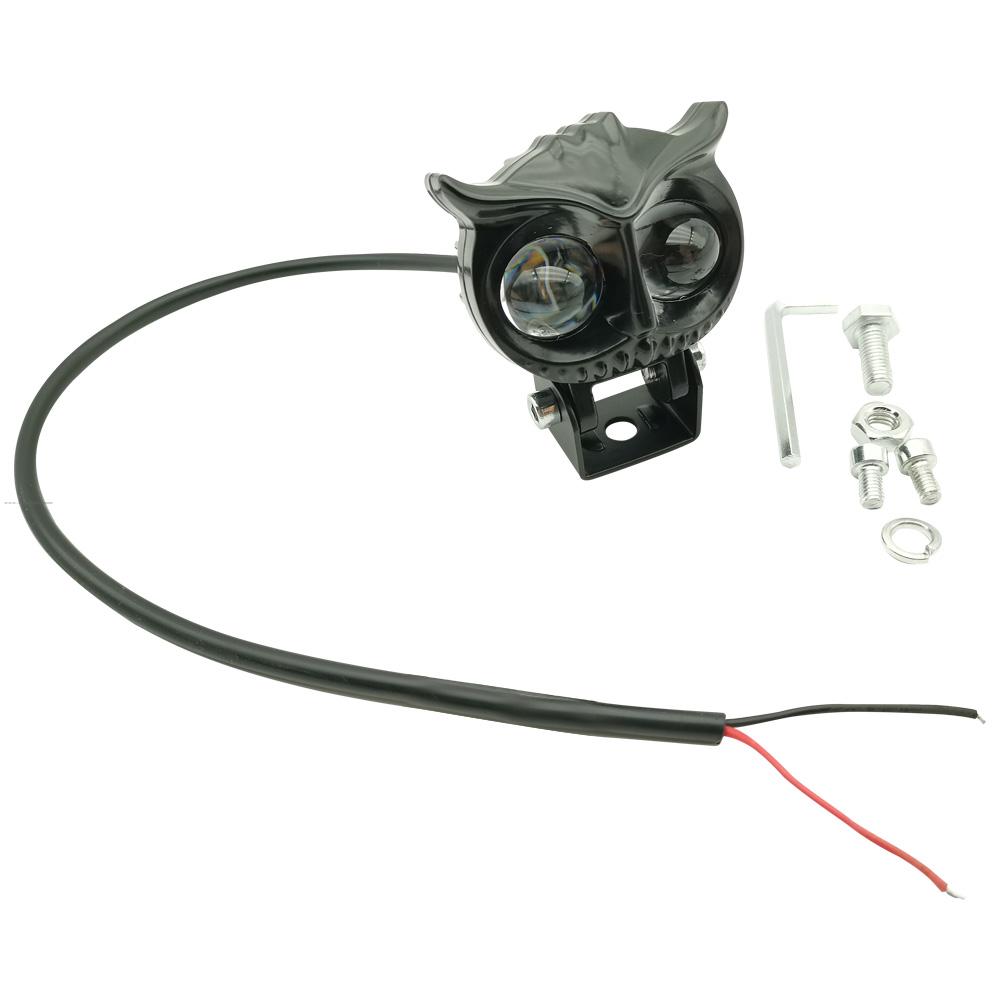 FARO DELAN AUXILIAR LED LUZ BLANCA/AMARILLA (3P) BUHO