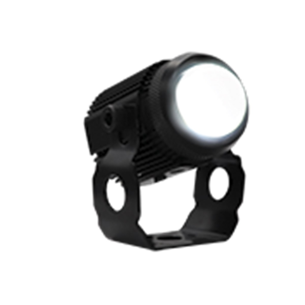 FARO LED CON LUPA TIPO CILINDRO LUZ BLANCA Y AMARILLA