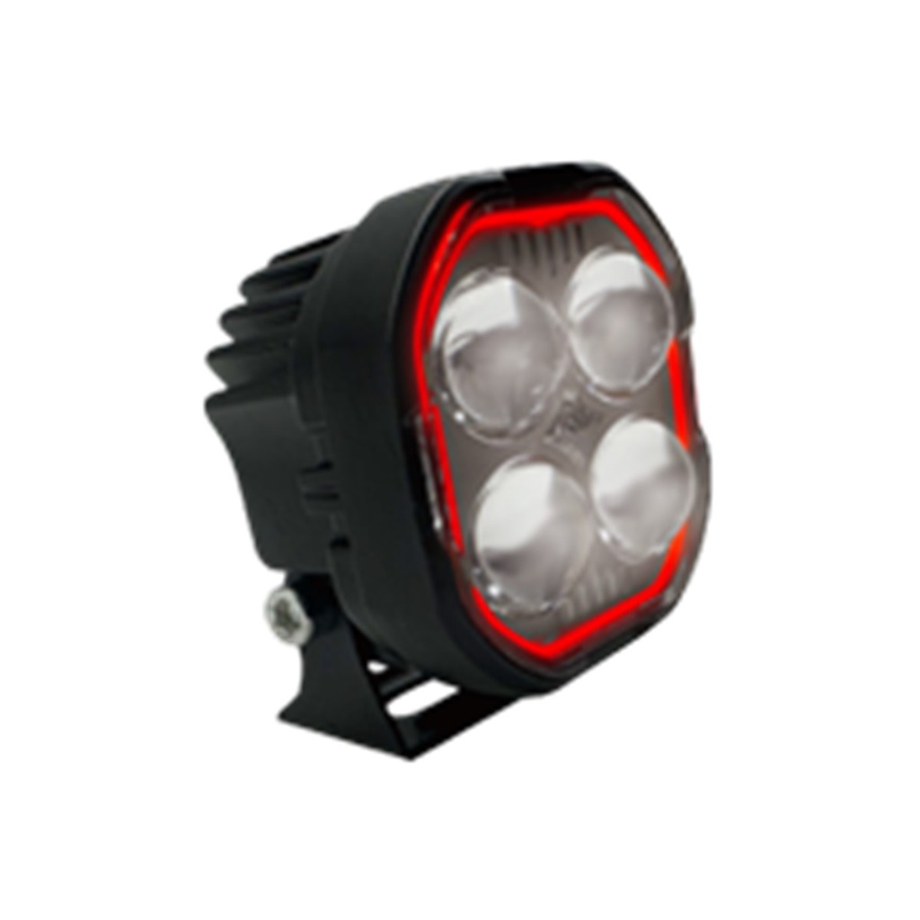 FARO LED TREBOL CON OJO DE DIABLO (AMARILLO-BLANCO-ROJO)