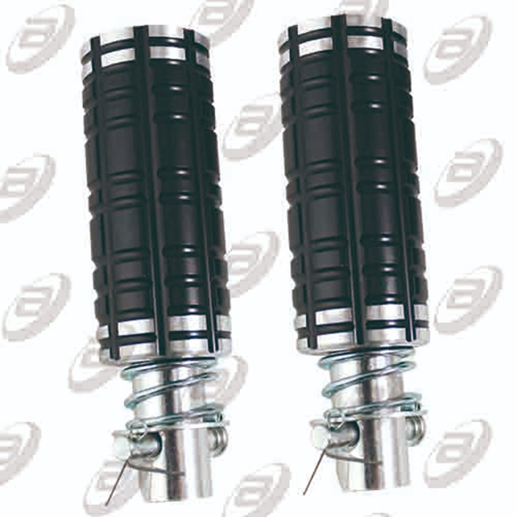 POSAPIES GRENADE NEGRO/PLATA ALUMINIO UNIVERSALES