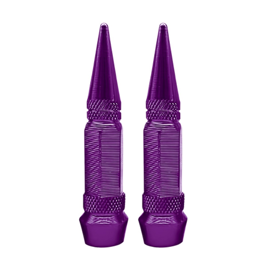 TAPON DECORATIVO PARA VALVULA EN FORMA DE PUNTA (PÚRPURA)