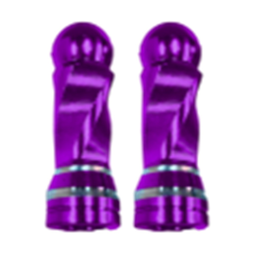 TAPON DECORATIVO PARA VALVULA EN FORMA RODONDO (PÚRPURA)