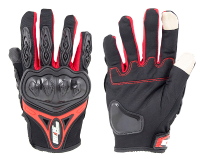 [GUA-7107-0010C] GUANTE P/MOTOCICLISTA IRON TOUCH NAVEGADOR ROJO XL