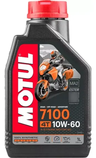 [104100] ACEITE PARA MOTOR 4 TIEMPOS MOTUL 7100 10W60 1L SINTETICO