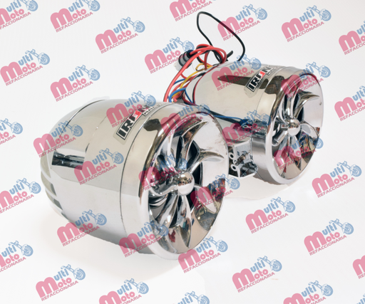[CLA-3203-505P] AUDIO FM C/ALARMA/LEDS/USB/TF/AISLAMIENTO ACUATICO PARA MOTOCICLISTA MSD-800 PLATA