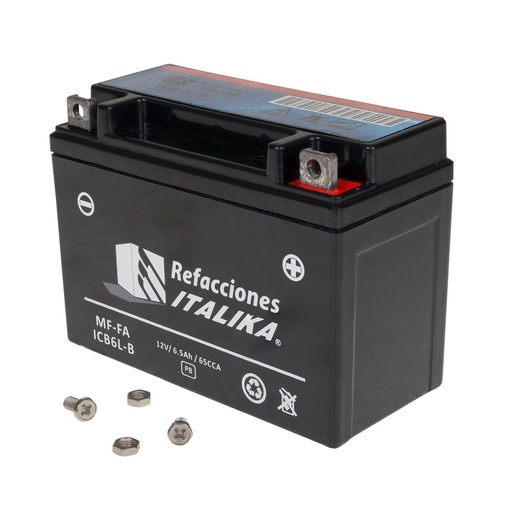 [F06010049] BATERIA ITALIKA MF-FA ICB6L-B AT110 FORZA125 FT125 XFT125