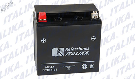 [F06010094] BATERIA ITALIKA MF-FA IYTX14-BS ATV250 C/REVERSA 2016