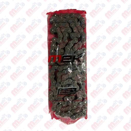 [3000080] CADENA 428H-126L REFORZADA COLOR GRIS MEK