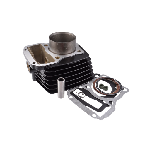 [MOTKT245] CILINDRO,PISTON COMP. Y Jgo. EMPAQUES (KIT) NEGRO P/ITALIKA FT-125 