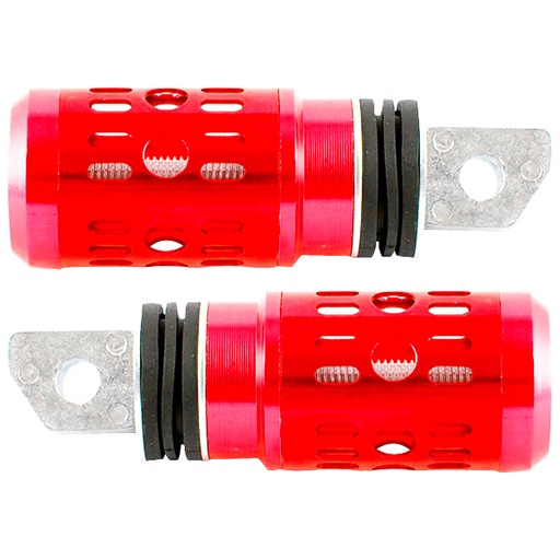 [POS-1616-0819R] JUEGO POSAPIE ALUMINIO MSD-819 ROJO