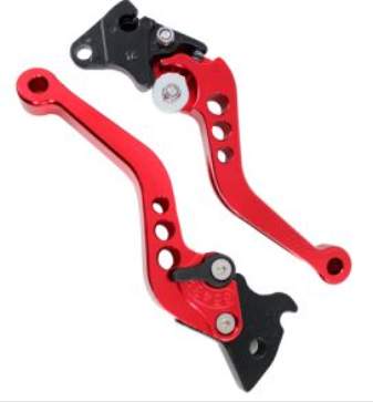 [MAJ-133RO] MANIJAS ALUMINIO ROJO 125Z