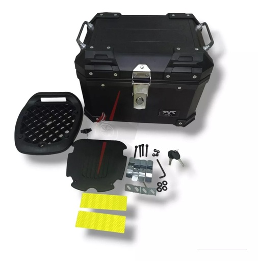 [CJA-014] CAJA PORTA-EQUIPAJE MOTONETAS Y MOTOS DE TRABAJO / CAPACIDAD 30L ANCHO 41cm/ALTO 34cm/FONDO:
32cm/DESMONTABLE/RESPALDO/CARGA:5kg