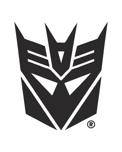 [GDE-086] CALCOMANIA GRANDE DECEPTICONS TRANSFORMERS