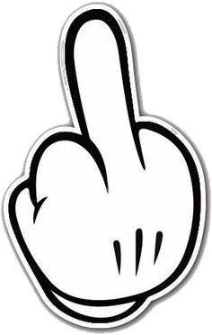 [GDE-035] CALCOMANIA GRANDE DEDO MICKEY GROSERO