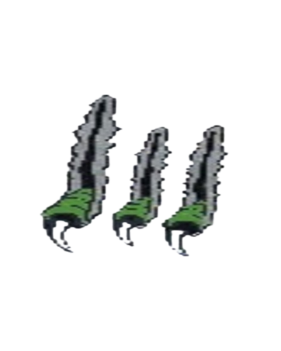 [GDE-016] CALCOMANIA GRANDE GARRAS MONSTER