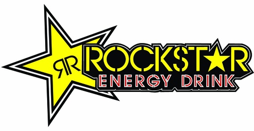 [GDE-022] CALCOMANIA GRANDE LETRAS ROCKSTAR CON ESTRELLA