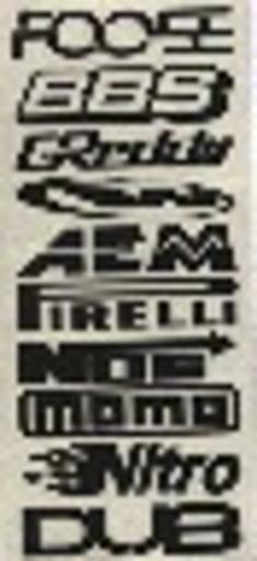 [GDE-052] CALCOMANIA GRANDE MULTIMARCA NEGRO