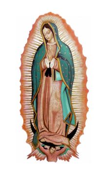 [GDE-058] CALCOMANIA GRANDE VIRGEN BENDICE MI CAMINO