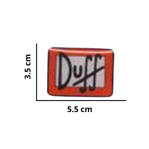 [MED-ACR-066] CALCOMANIA MEDIANA ACRILICO DUFF 5.5x3.5 cm 