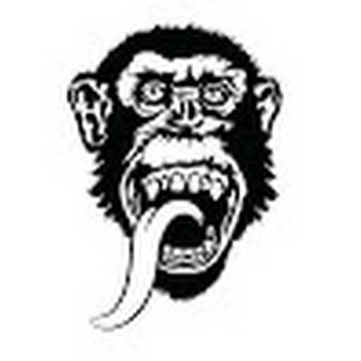 [MED-ACR-242] CALCOMANIA MEDIANA ACRILICO MONO MONKEY