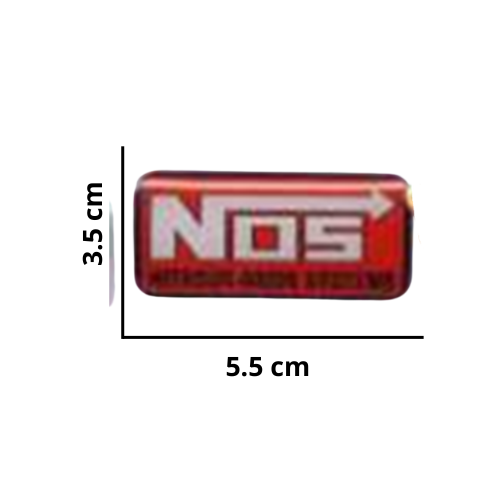[MED-ACR-094] CALCOMANIA MEDIANA ACRILICO NOS NITRODUOS OXIDE 5.5x3.5 cm 