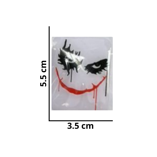 [MED-ACR-050] CALCOMANIA MEDIANA ACRILICO SONRISA GUASON 5.5x3.5 cm 