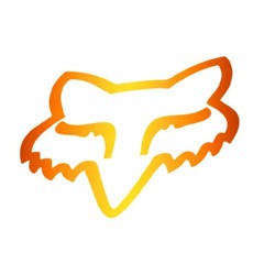 [MED-VIN-654] CALCOMANIA MEDIANA VINIL FOX FLAMAS