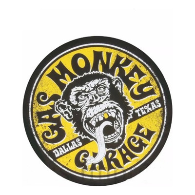 [MED-VIN-635] CALCOMANIA MEDIANA VINIL MONKEY AMARILLO