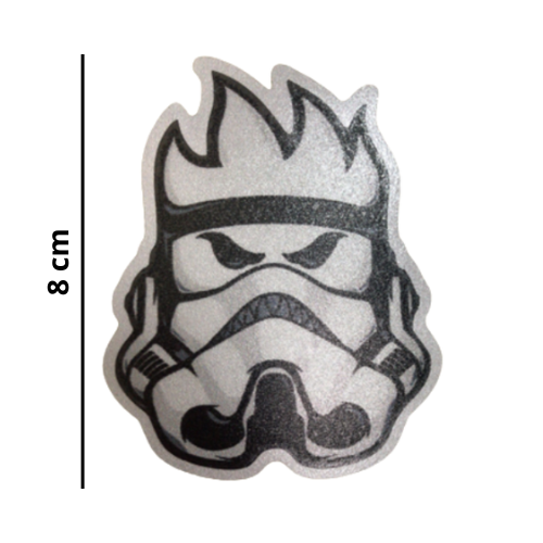 [REF-042] CALCOMANIA REFLEJANTE STAR WARS 8X7 CM 