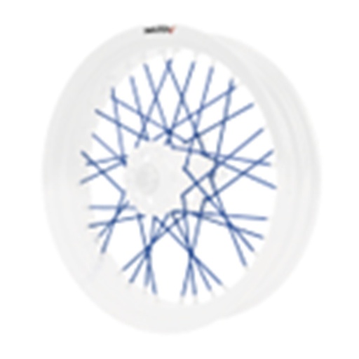 [RS-CRA-11002BU] CUBIERTA DE RAYOS DE 185MM 36 PIEZAS COLOR AZUL