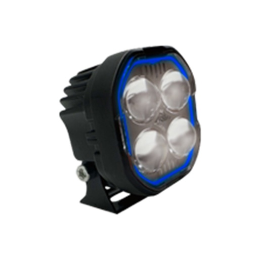 [RS-LED-13136Y-W-BU] FARO LED TREBOL CON OJO DE DIABLO