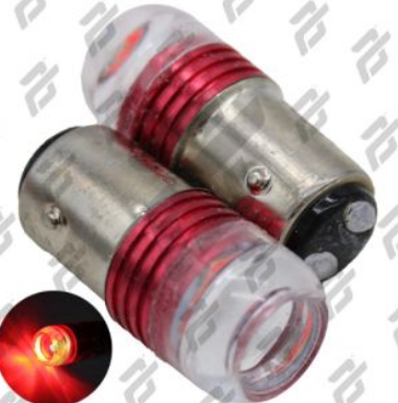 [FOC-X015] FOCO DE STOP ROJO 12 Vcc ANTIGOLPES UNIVERSAL