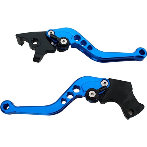 [MAJ-1111-8071A] JUEGO MANIJAS DECORATIVAS ALUMINIO IR8071 BAJAJ PULSAR200 AZUL