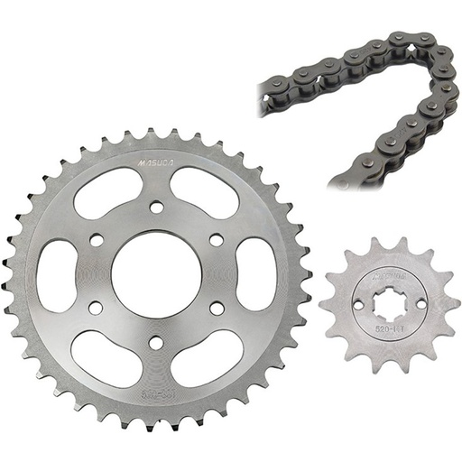[ENG-1505-3227] KIT ENGRANES C/CADENA MASUDA 39T/14T 520H*116 PULSAR200NS