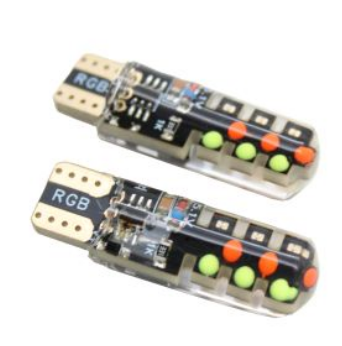 [FOC-LED-X009] FOCOS PELLIZCO 12 COLORES / 4 FUNCIONES / INTENSIDAD DE LUZ AJUSTABLE CON CONTROL REMOTO 12 Vcc UNIVERSAL