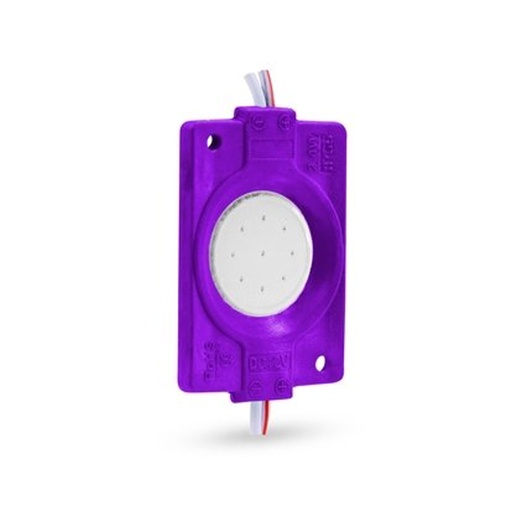 [RS-MOD-4011PR] TIRA DE MODULO LED COB TIPO BOTON 1 LUZ  (MORADO)
