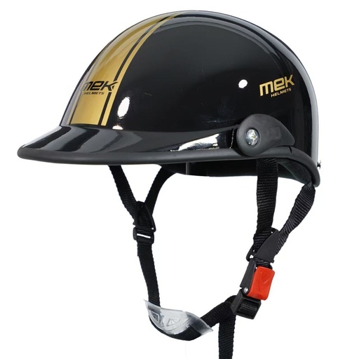[CAS-CH-FI05] HALF HELMET MEK FLORES  COLOR NEGRO/AMARILLO