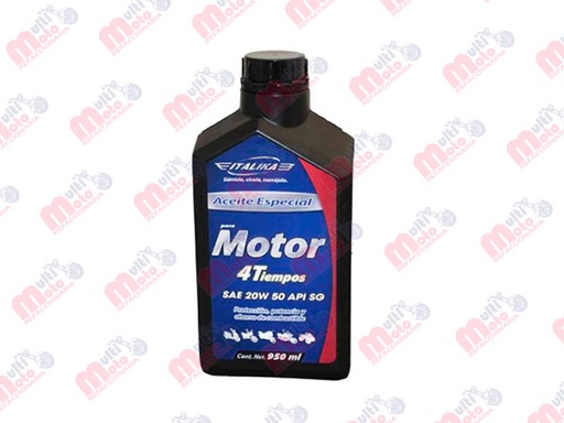 [ACE-ITA-R] ACEITE ITALIKA 4T SAE 20W50 SG-20